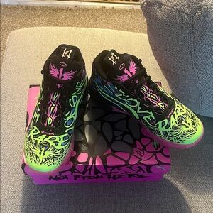 New in Box Puma Multicolor Graphic Sneakers